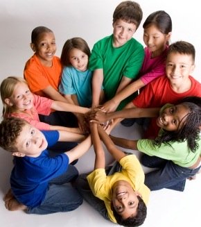 importance of friendship - a group of kids